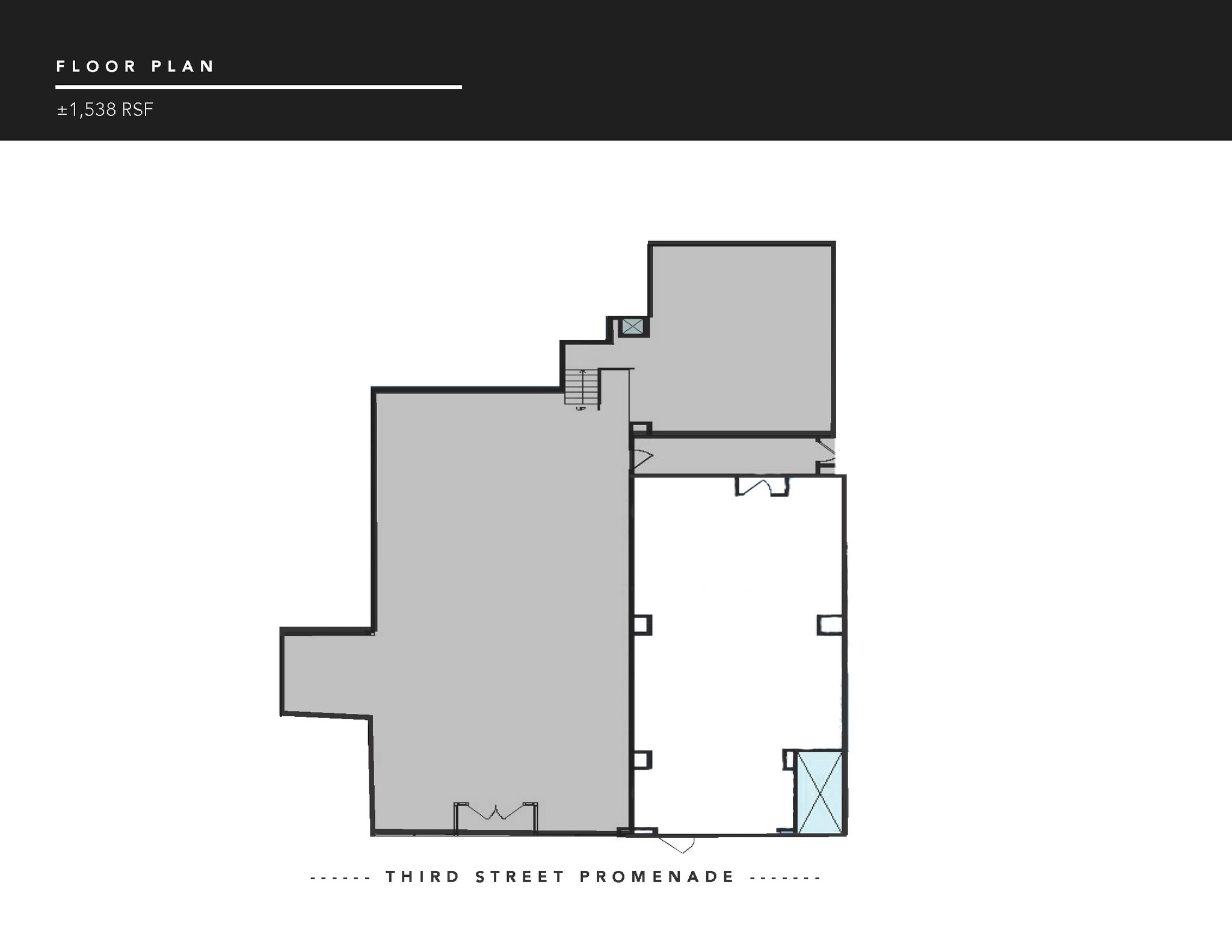 1451-1457 3rd Street Promenade, Santa Monica, CA à louer Plan d’étage- Image 1 de 4