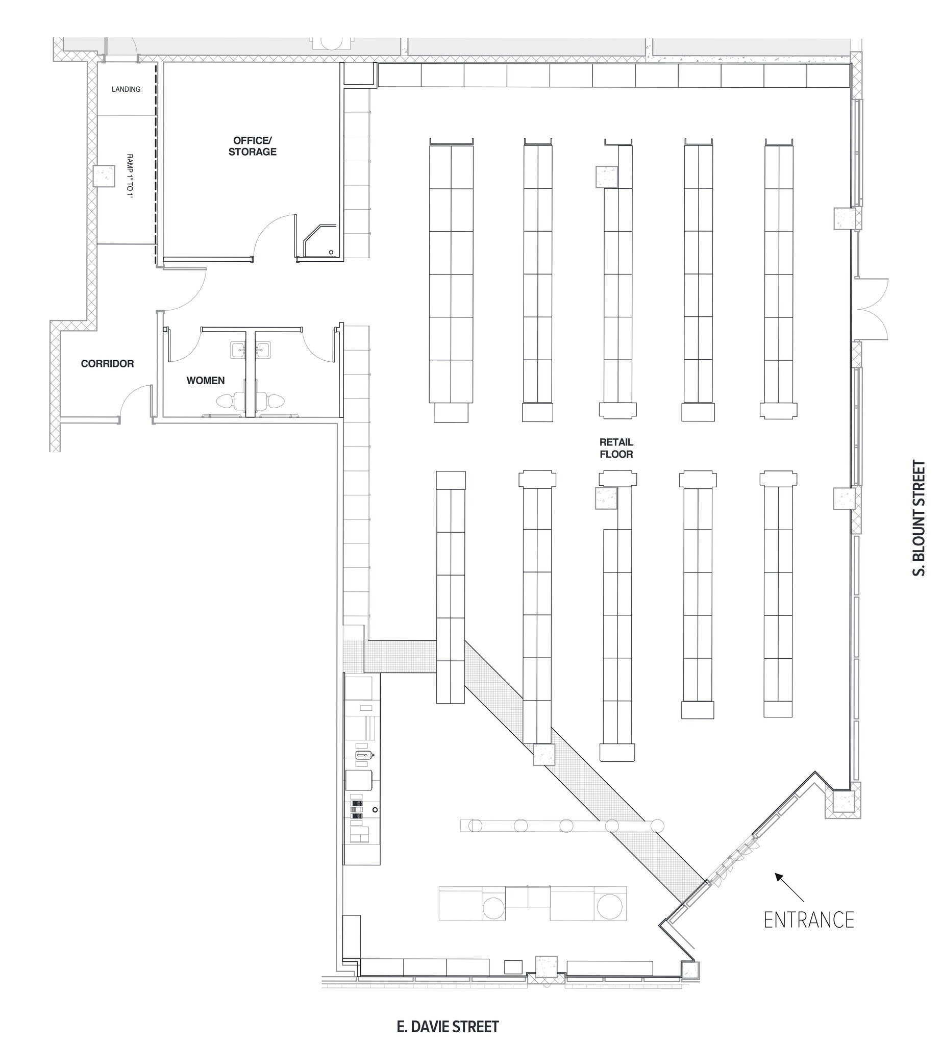 149 E Davie St, Raleigh, NC for lease Site Plan- Image 1 of 2