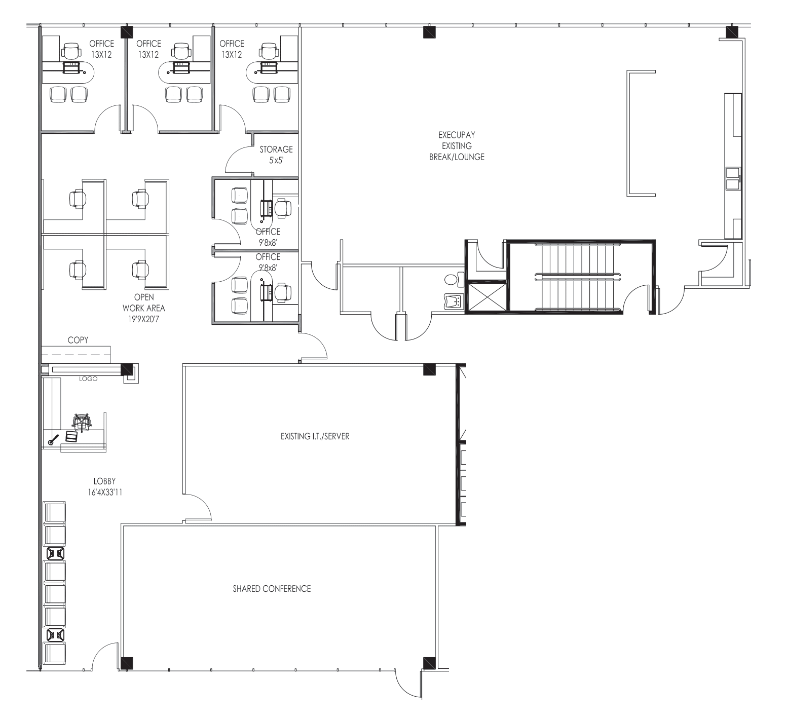 10500 Heritage Blvd, San Antonio, TX for lease Floor Plan- Image 1 of 2