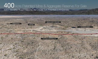 Plus de détails pour 42617 Hovatter Rd, Salome, AZ - Terrain à vendre