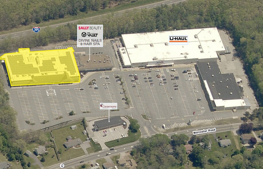 70-82 Worcester Rd, Webster, MA à louer - Photo du bâtiment - Image 1 de 11