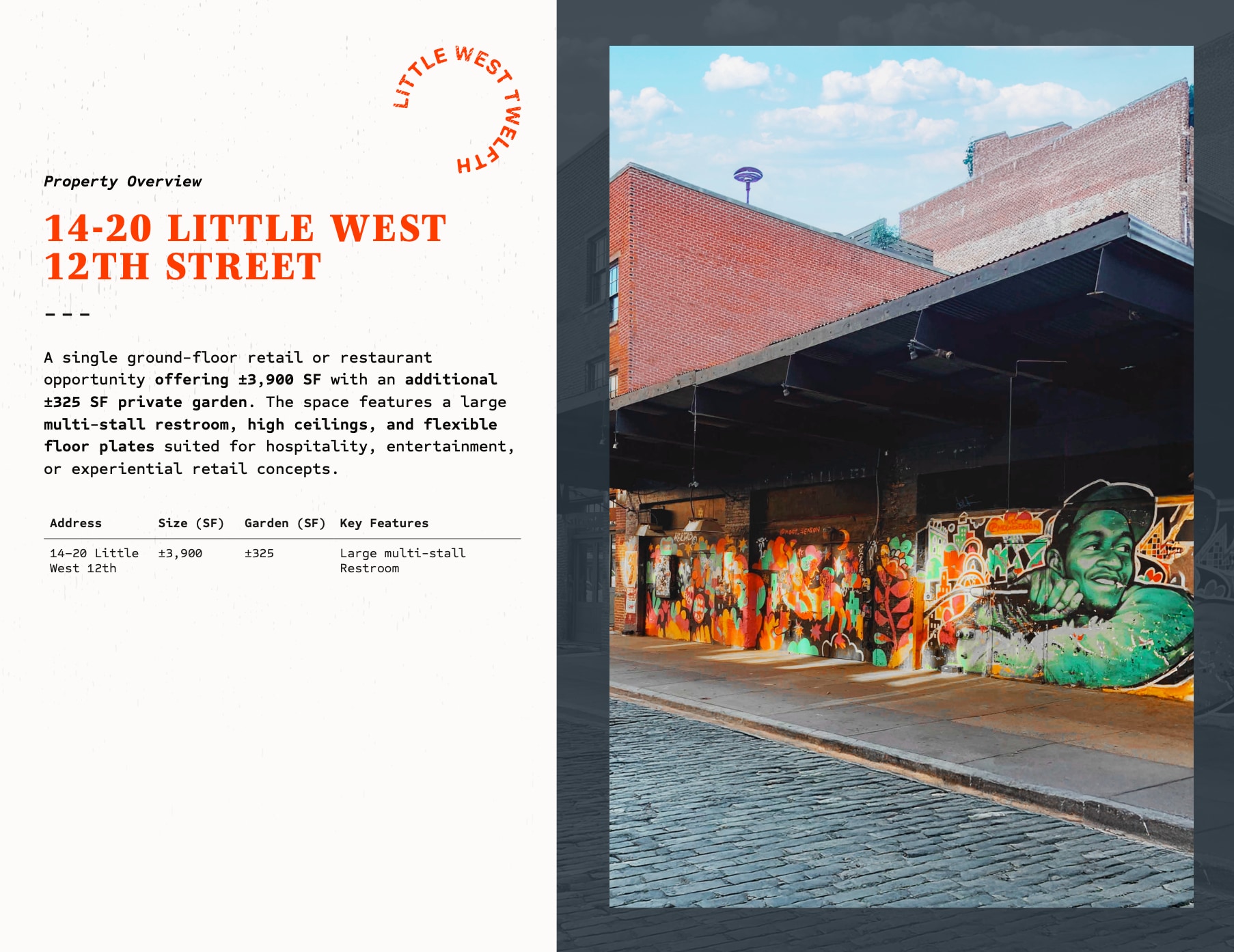 18 Little W 12th St, New York, NY for lease Building Photo- Image 1 of 2