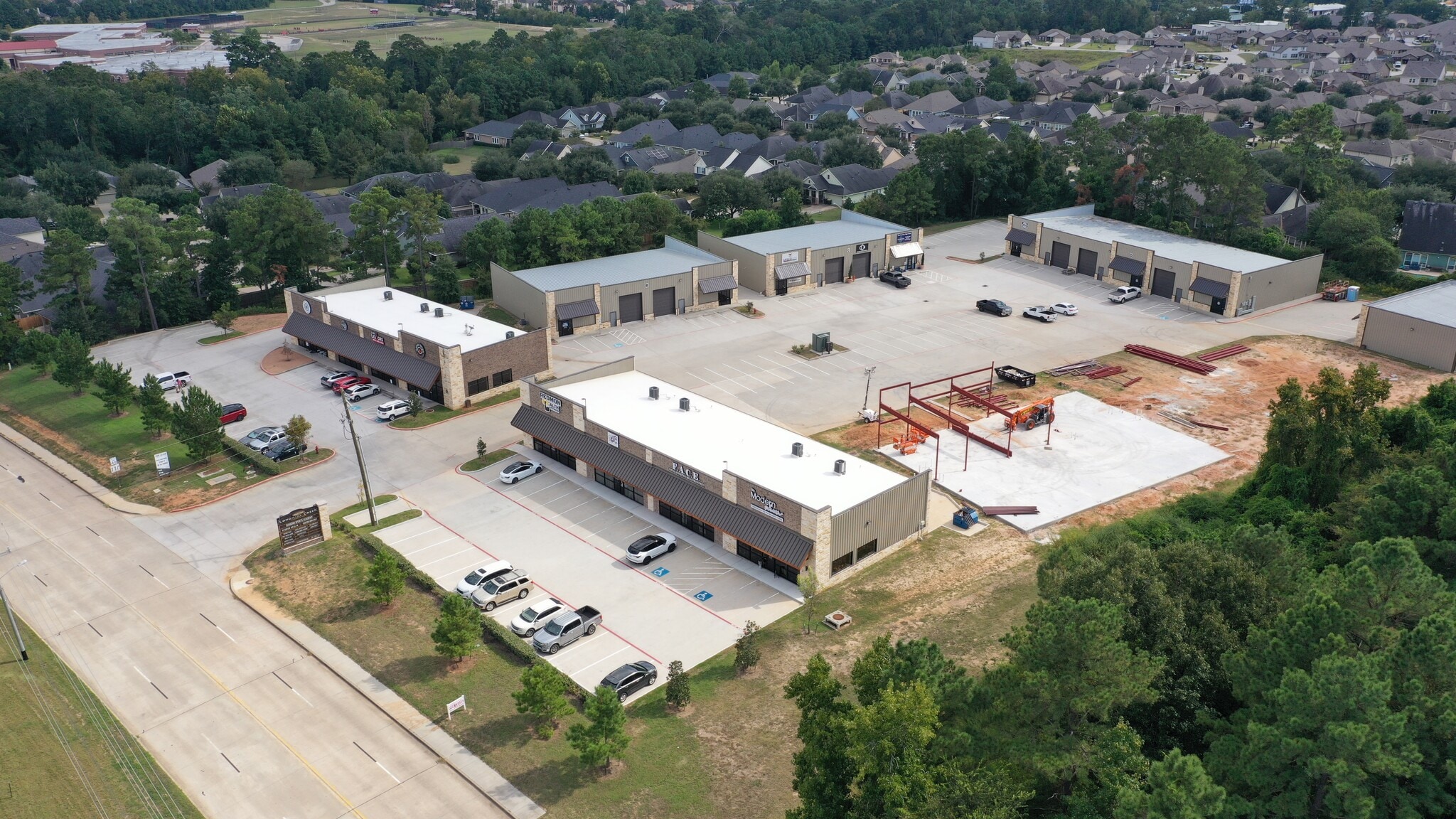 1905 Longmire Rd, Conroe, TX for lease Aerial- Image 1 of 25