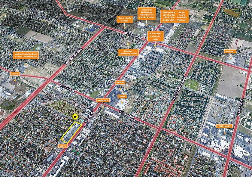 4901-5115 N 10th St, McAllen, TX à louer - Photo du bâtiment - Image 3 de 4