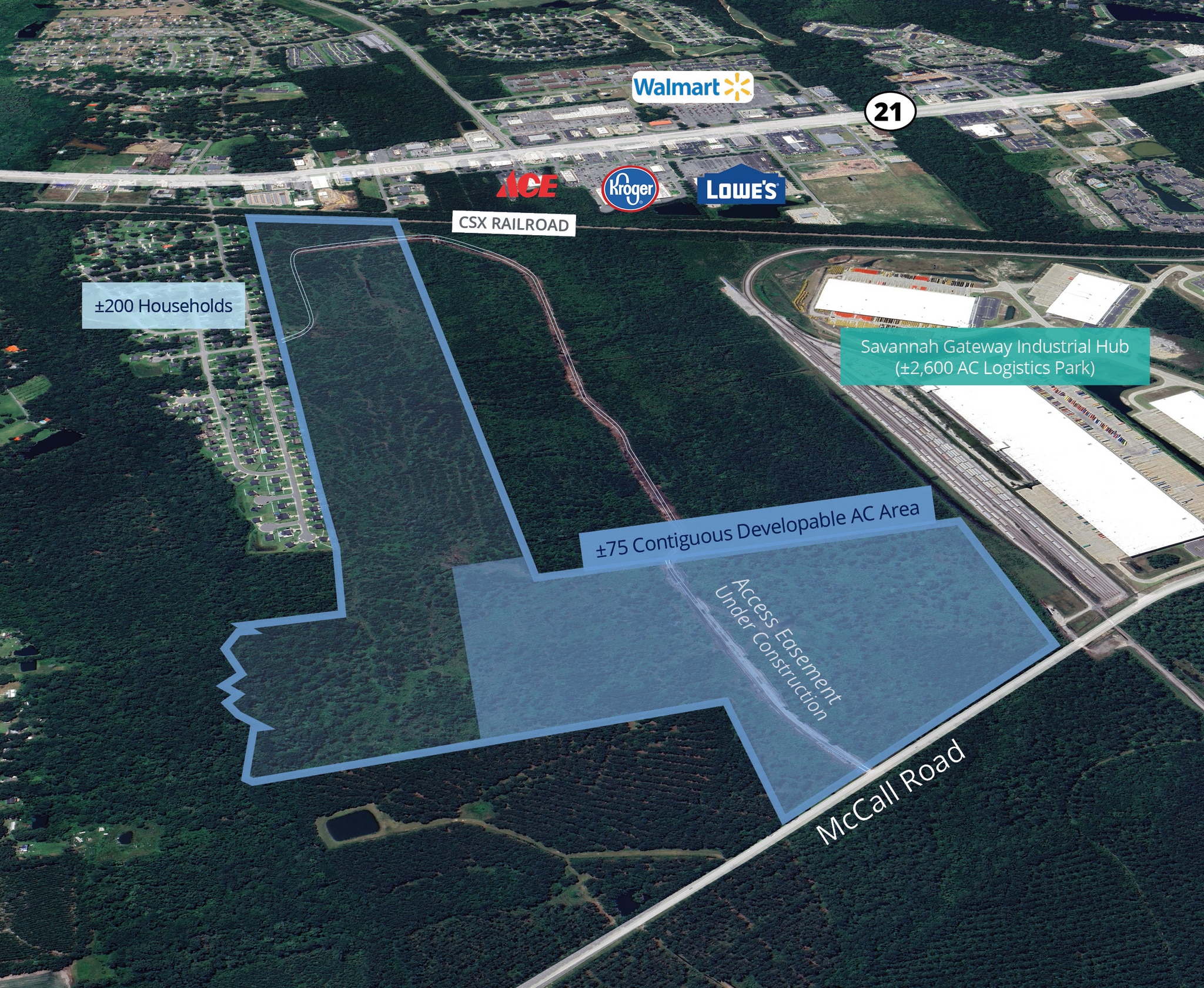 McCall Road, Rincon, GA for sale Primary Photo- Image 1 of 5