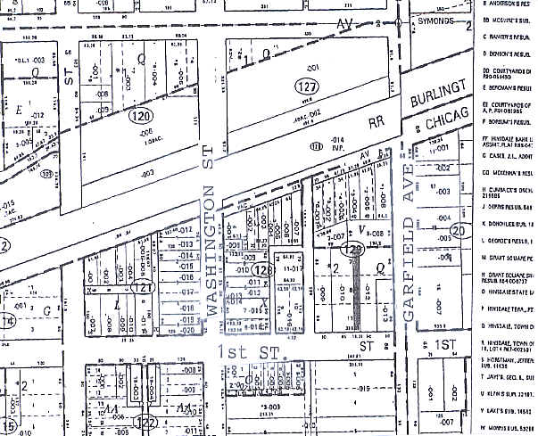 33 E 1st St, Hinsdale, IL à louer - Plan cadastral - Image 2 de 4