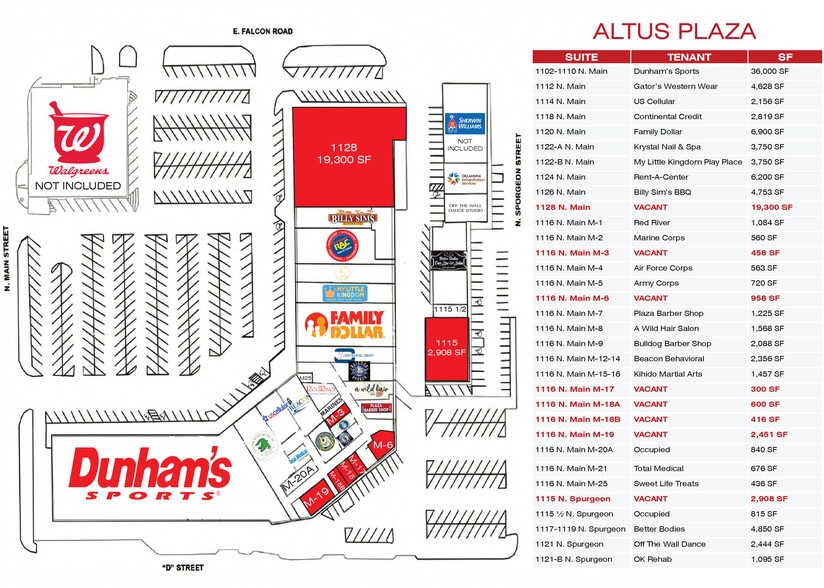 1100 N Main St, Altus, OK for lease - Site Plan - Image 2 of 2