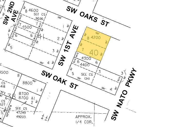 308 SW 1st Ave, Portland, OR à louer - Plan cadastral - Image 3 de 13