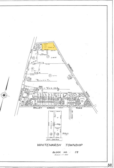 654 Bethlehem Pike, Flourtown, PA à vendre - Plan cadastral - Image 2 de 2