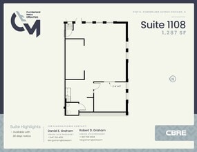 5521 N Cumberland Ave, Chicago, IL for lease Floor Plan- Image 2 of 2