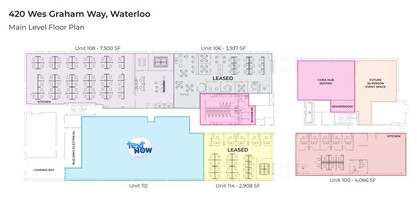 420 Wes Graham Way, Waterloo, ON for lease Floor Plan- Image 1 of 1