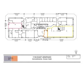 1130 E Arapaho Rd, Richardson, TX for lease Floor Plan- Image 1 of 2