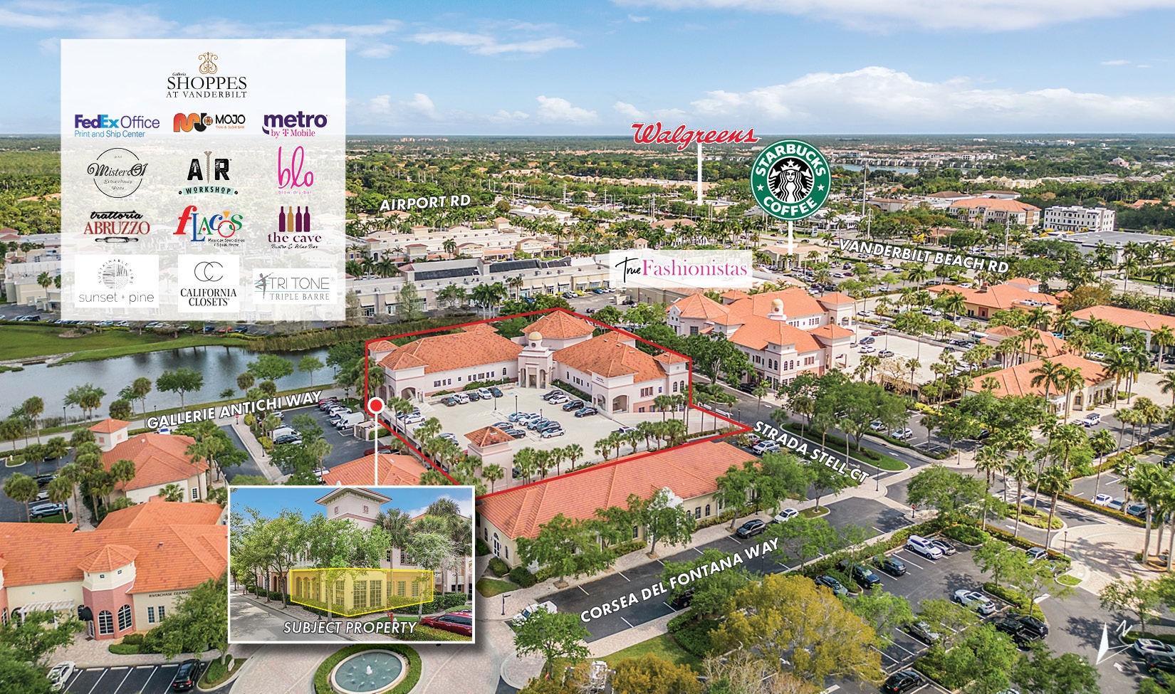 9015 Strada Stell Ct, Naples, FL for lease Aerial- Image 1 of 3