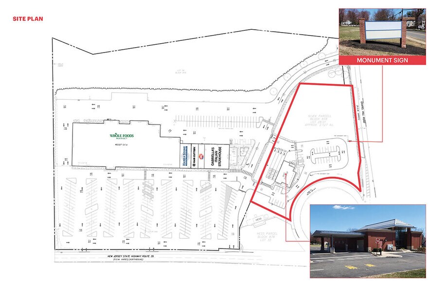 447-473 Highway 35, Red Bank, NJ à louer - Photo du bâtiment - Image 3 de 4