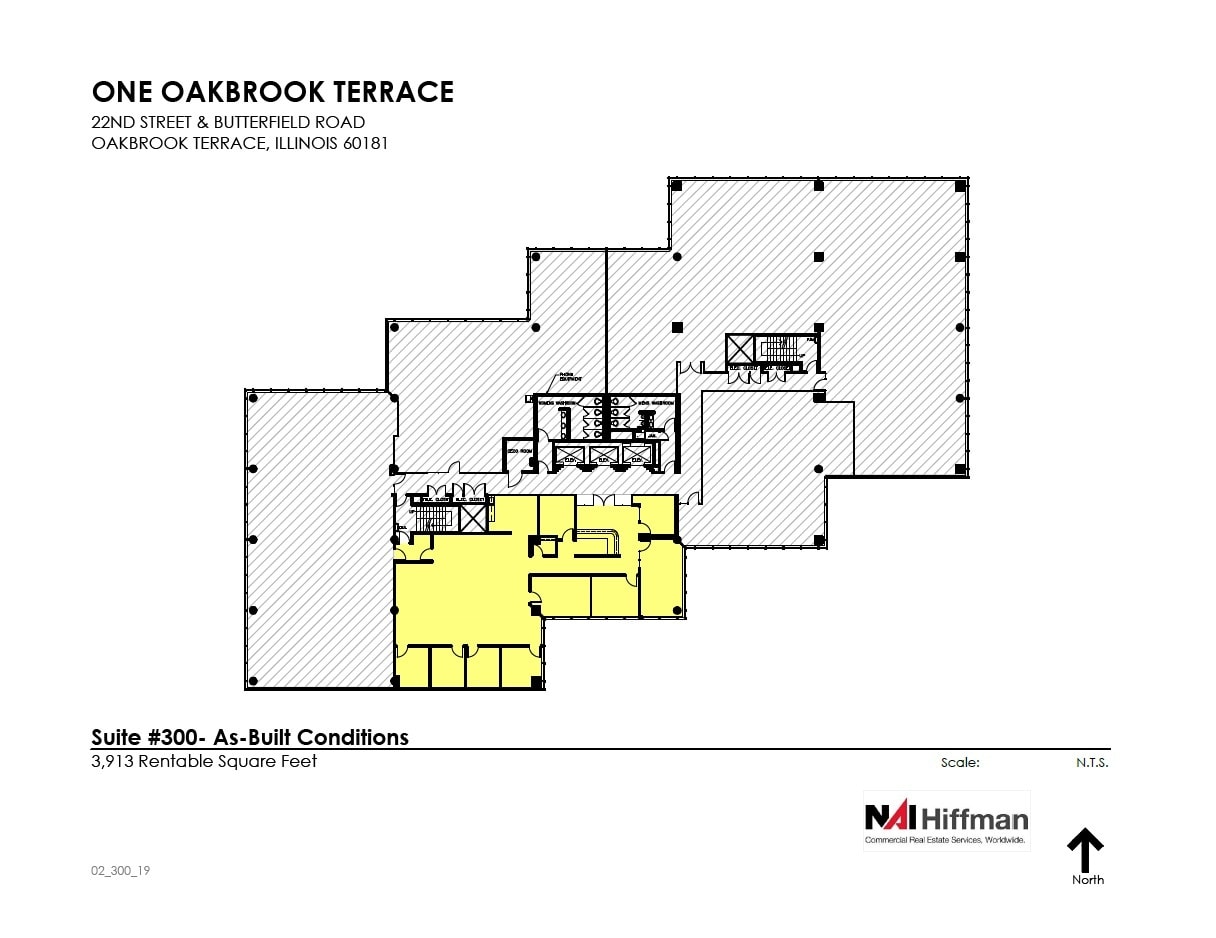 18W200 W 22nd St, Oakbrook Terrace, IL à louer Plan d’étage- Image 1 de 8