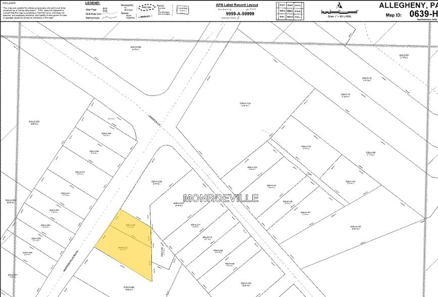 2556-2560 Monroeville Blvd, Monroeville, PA à vendre - Plan cadastral - Image 3 de 3