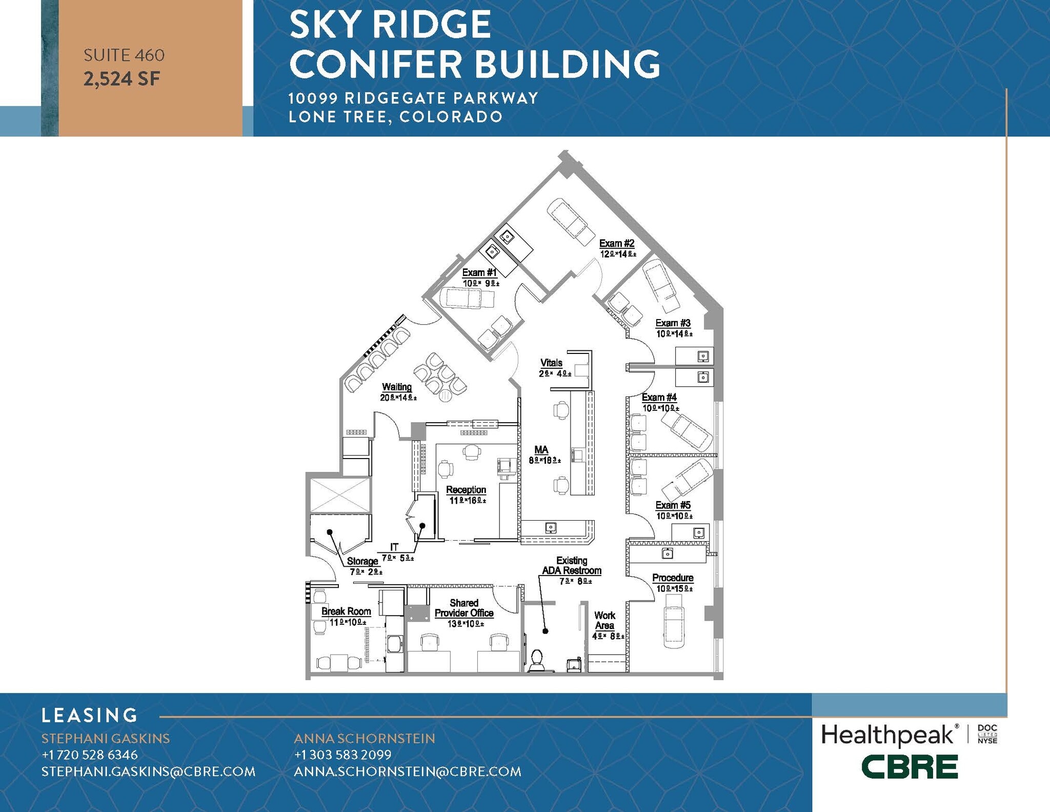 10535 Park Meadows Blvd, Lone Tree, CO for lease Floor Plan- Image 1 of 8