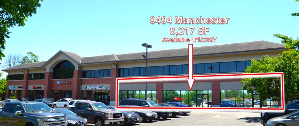 9420-9494 Manchester Rd, Webster Groves, MO for lease - Building Photo - Image 2 of 6