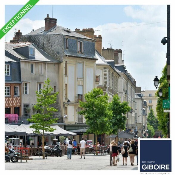 Commerce de détail dans Rennes à louer - Photo du bâtiment - Image 1 de 1