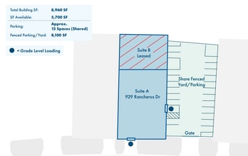 929 Rancheros Dr, San Marcos, CA for lease Site Plan- Image 2 of 2