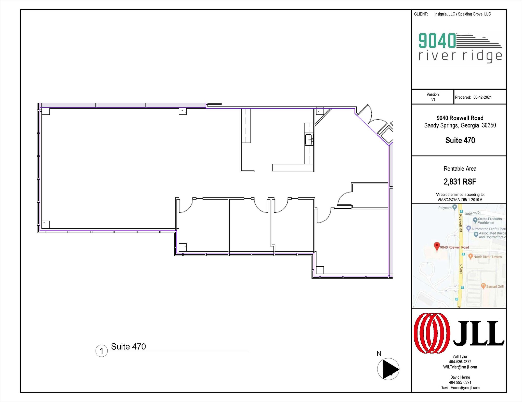 9040 Roswell Rd, Atlanta, GA à louer Plan d  tage- Image 1 de 1