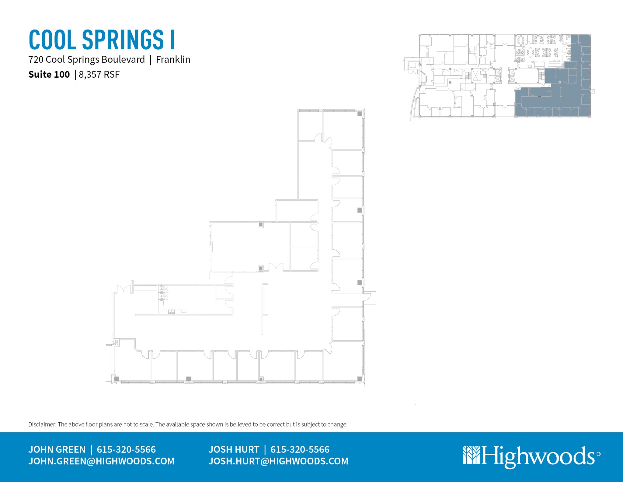 720 Cool Springs Blvd, Franklin, TN à louer Plan d’étage- Image 1 de 1