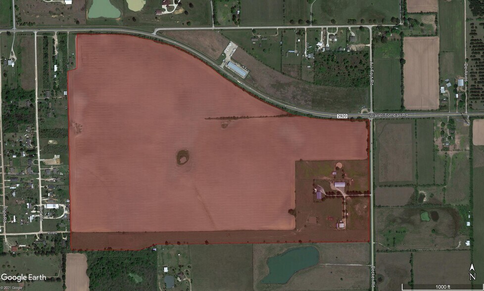 2920 @ Becker Rd, Hockley, TX à vendre - Aérien - Image 1 de 1