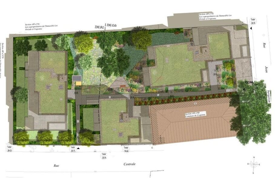 28 Rue Centrale, Craponne à vendre - Plan de site - Image 2 de 9