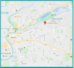 437 Blackwood Ave, Dayton, OH - Aerial map view
