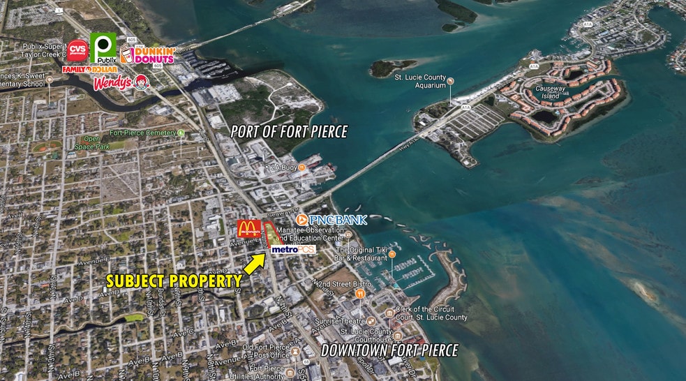 600-610 N US Highway 1, Fort Pierce, FL for sale - Aerial - Image 2 of 2