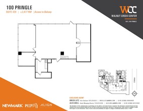 100 Pringle Ave, Walnut Creek, CA for lease Floor Plan- Image 1 of 1