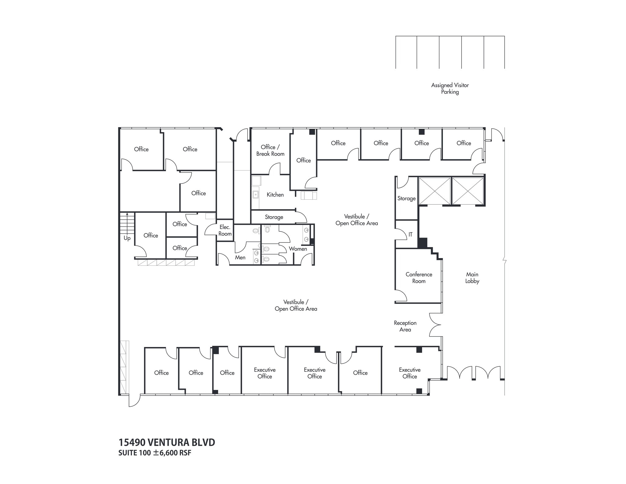 15490 Ventura Blvd, Sherman Oaks, CA à louer Plan de site- Image 1 de 1