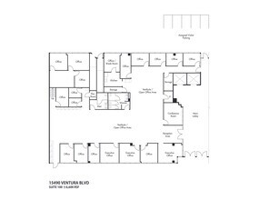 15490 Ventura Blvd, Sherman Oaks, CA à louer Plan de site- Image 1 de 1