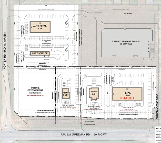 NEC of Freeman Rd & Porter Rd, Katy, TX for lease - Building Photo - Image 3 of 3