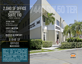 More details for 7440 SW 50th Ter, Miami, FL - Flex for Lease