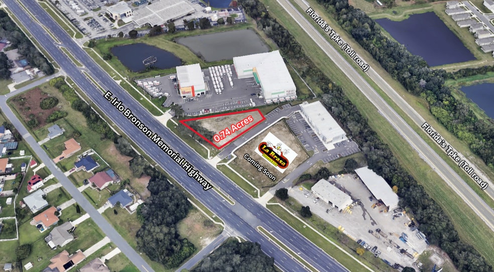 2643 E Irlo Bronson Memorial Hwy, Kissimmee, FL for lease - Aerial - Image 2 of 6