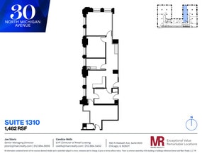 30 N Michigan Ave, Chicago, IL for lease Floor Plan- Image 1 of 7