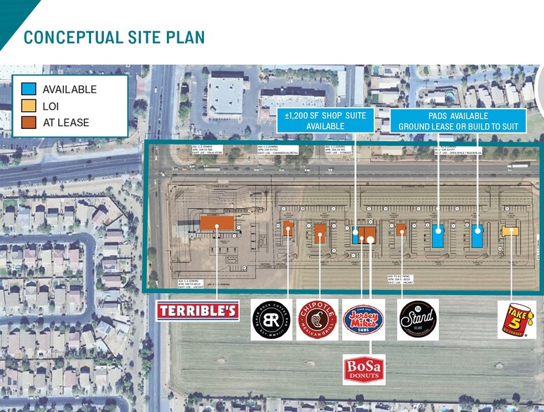 SEC 83rd Avenue & Lower Buckeye Road, Phoenix, AZ for lease - Site Plan - Image 3 of 3