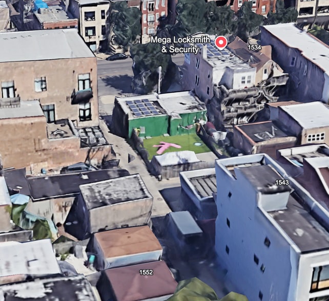 1540-1542 N Western Ave, Chicago, IL à vendre - Aérien - Image 3 de 4