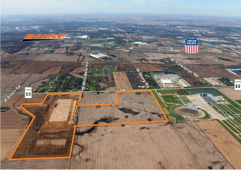 Millsdale Rd & Route 53, Joliet, IL for lease - Primary Photo - Image 1 of 2