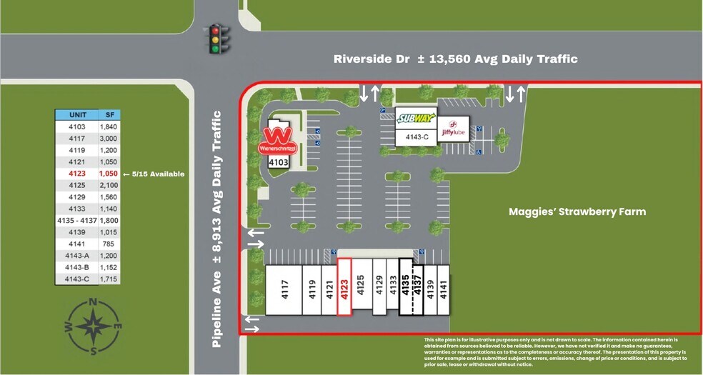 4117-4141 Riverside Dr, Chino, CA à louer - Plan de site - Image 2 de 20