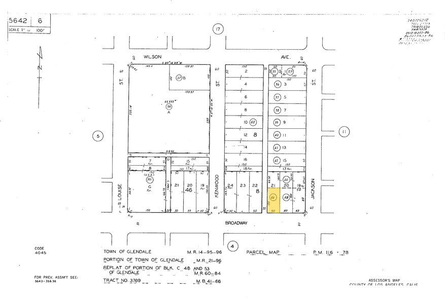 415 E Broadway, Glendale, CA à vendre - Plan cadastral - Image 2 de 13