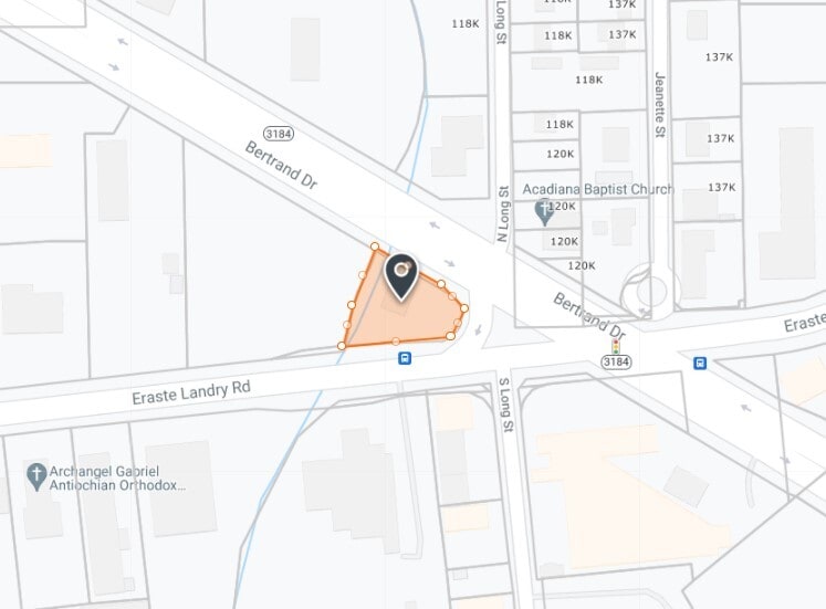 1611 Bertrand Dr, Lafayette, LA for lease - Plat Map - Image 3 of 3