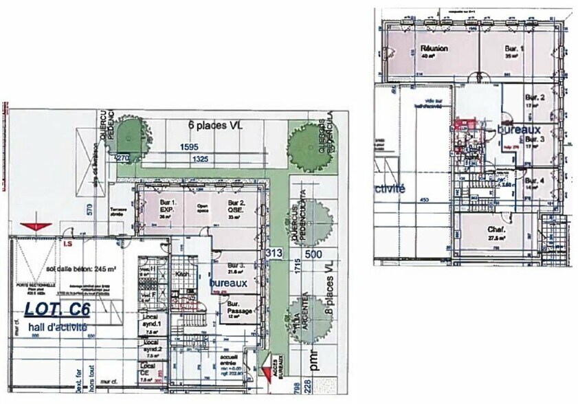 Flex dans Saint Priest à louer - Plan d’étage - Image 3 de 4