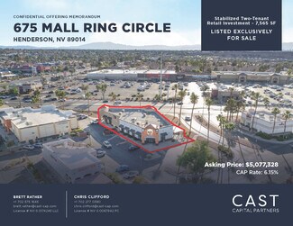 Plus de détails pour 675 Mall Ring Cir, Henderson, NV - Commerce de détail à vendre