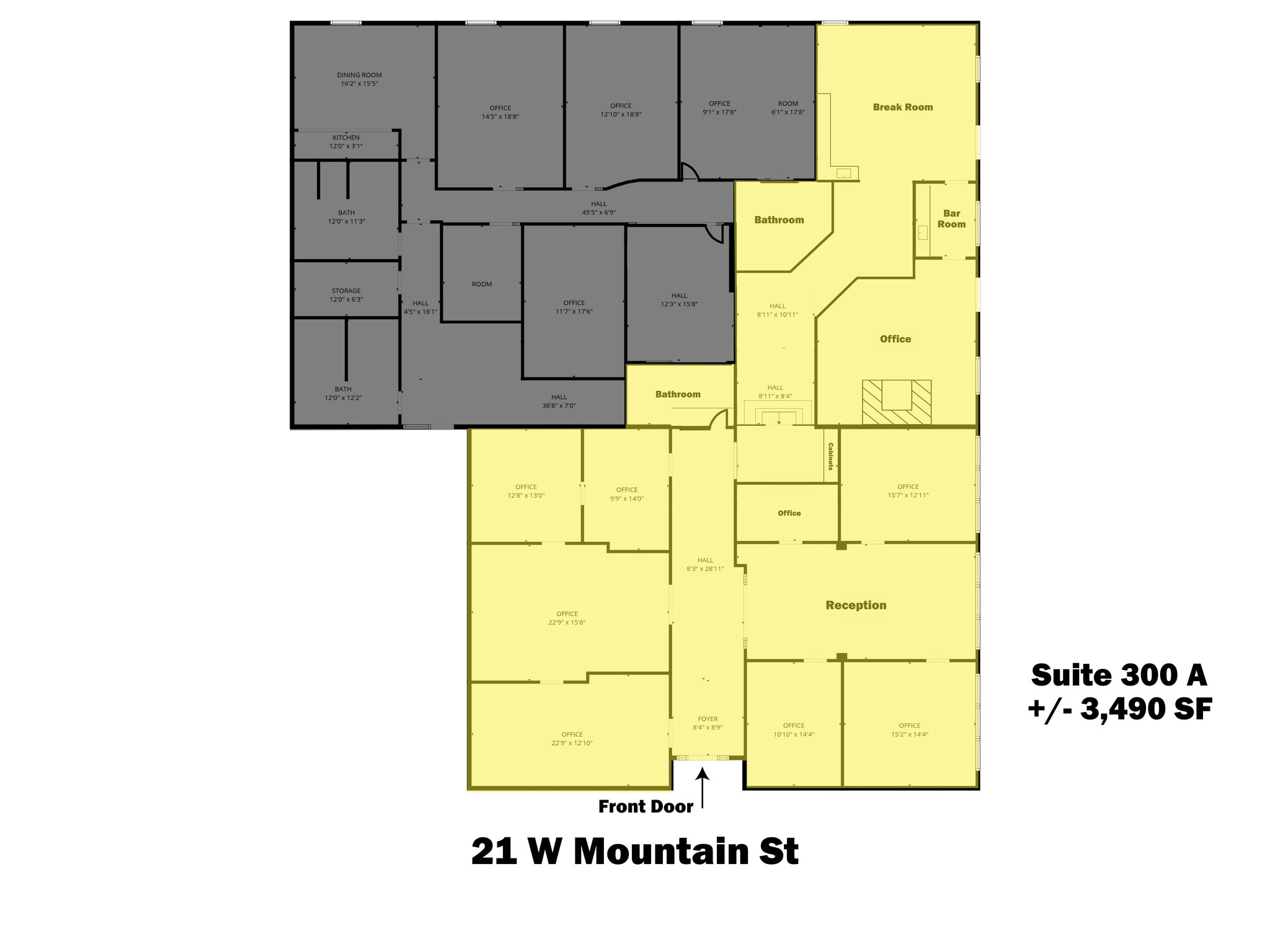 21 W Mountain St, Fayetteville, AR for lease Interior Photo- Image 1 of 1