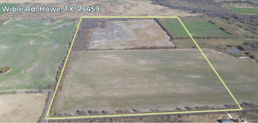 TBD Wible Road, Sherman, TX for sale Aerial- Image 1 of 7
