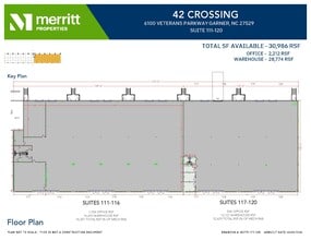 6100 NC Highway 42 W, Garner, NC for lease Floor Plan- Image 2 of 2