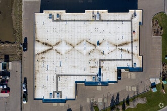 220 Stockton Ave, Okotoks, AB - AERIAL  map view - Image1