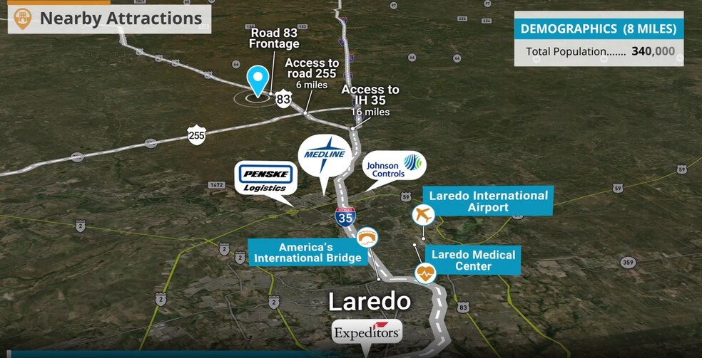 20788 Us Highway 83 N, Laredo, TX à vendre - Photo du bâtiment - Image 3 de 14
